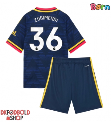 Arsenal Martin Zubimendi #36 Udebanesæt Børn 2026-27 Kort ærmer (+ korte bukser)